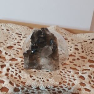 Smokey Crystal Decor Accent